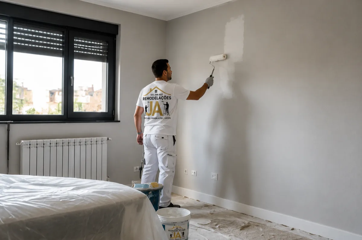 Pintura interior de quarto suite